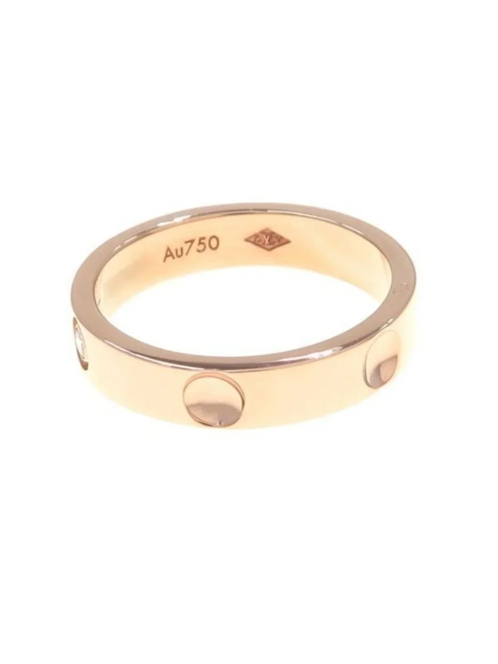 Louis Vuitton Alliance Empreinte Ring Diamond